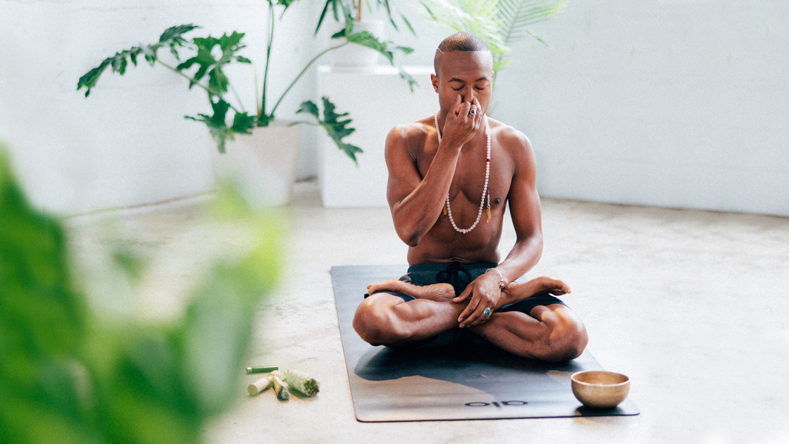 A pic showing yoga technique